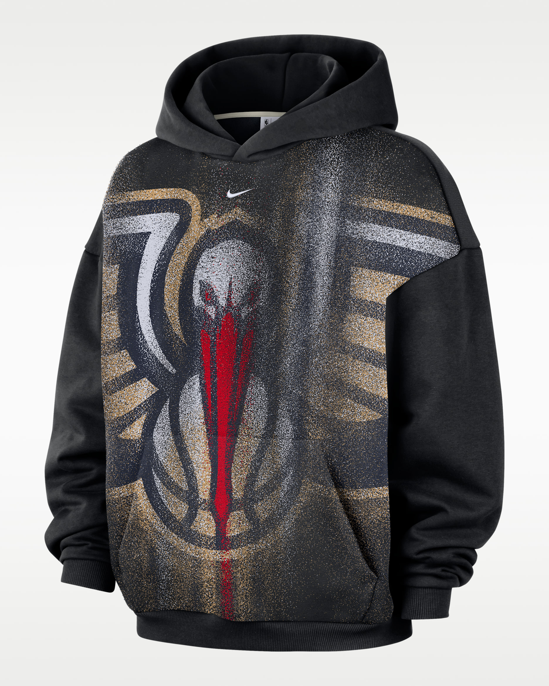 NIKE BASKETBALL DRI-FIT パーカー カモ柄 L New Orleans Pelicans Standard Issue Men's Fleece Basketball Hoodie